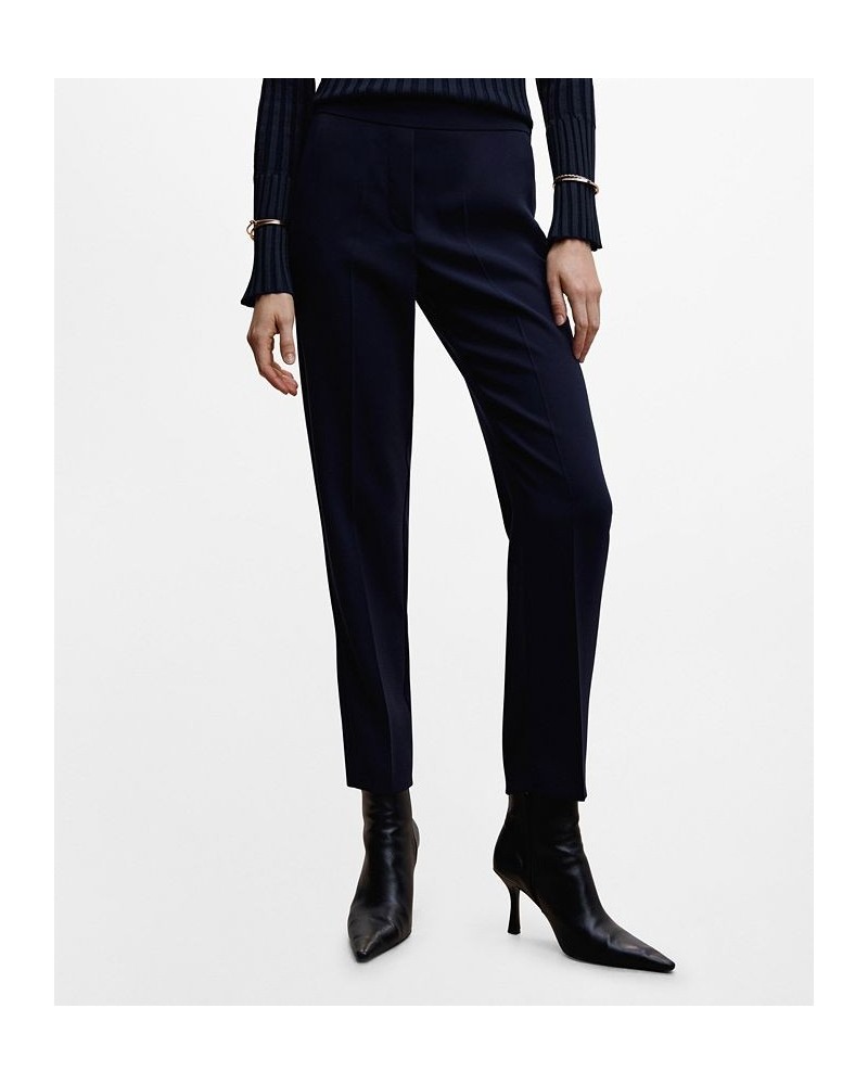 Women's Flowy Suit Pants Blue $36.39 Pants