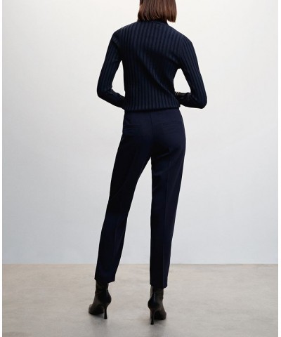 Women's Flowy Suit Pants Blue $36.39 Pants