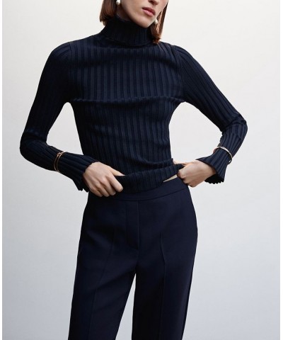 Women's Flowy Suit Pants Blue $36.39 Pants