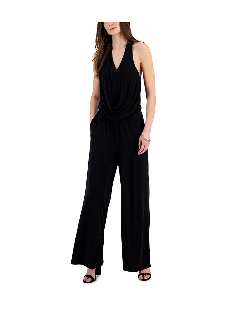 Women's Halter Jumpsuit Black $25.48 Pants