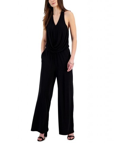 Women's Halter Jumpsuit Black $25.48 Pants