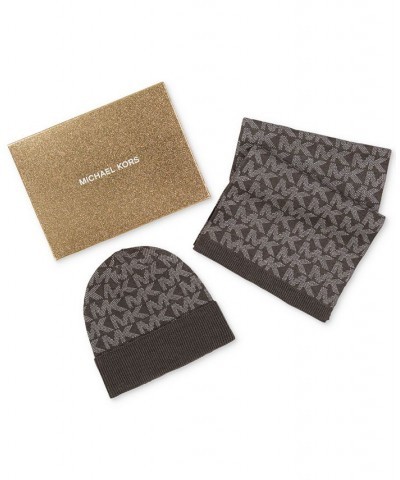 Women's Logo Shine Gift Box Set 2 Pieces Gray $48.60 Sets