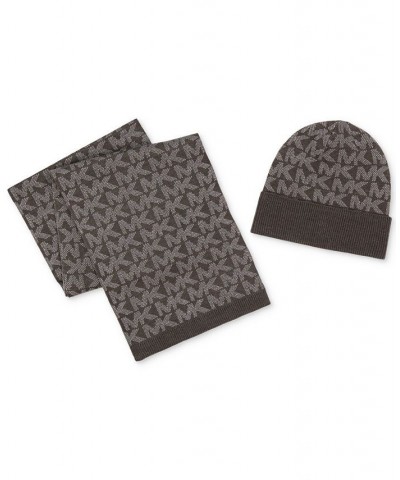 Women's Logo Shine Gift Box Set 2 Pieces Gray $48.60 Sets