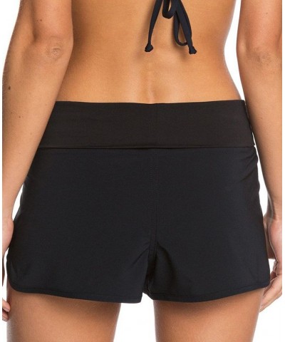 Foldover Board Short Black $23.32 Swimsuits