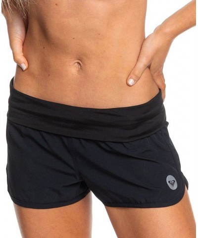 Foldover Board Short Black $23.32 Swimsuits