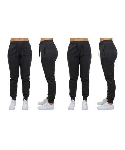 Women's Loose Fit Fleece Jogger Sweatpants Pack of 2 Black $27.00 Pants