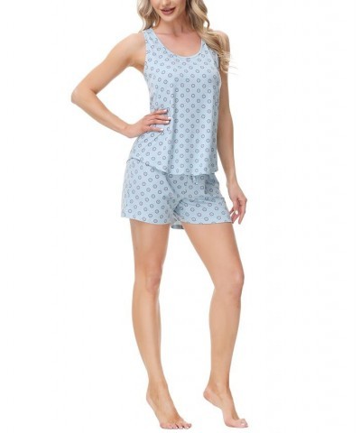 Women's Tank with Short Set Foulard Stars $25.28 Sleepwear