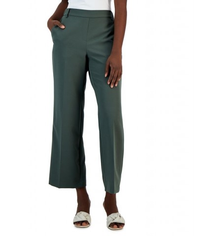 Women's Pull-On Wide-Leg Pants Green $20.59 Pants