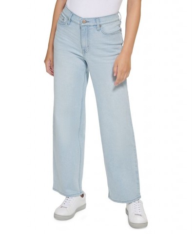 Women's Vintage High-Rise Wide-Leg Jeans Sky $27.36 Jeans