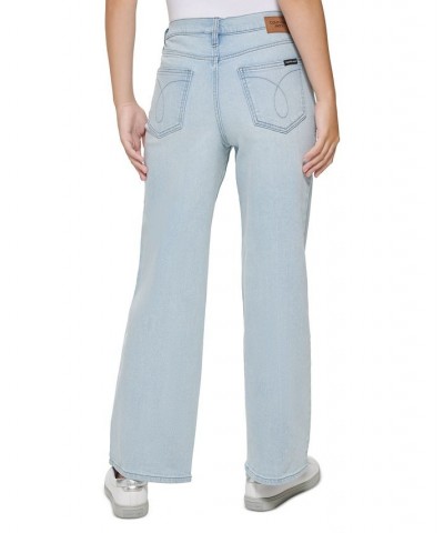 Women's Vintage High-Rise Wide-Leg Jeans Sky $27.36 Jeans