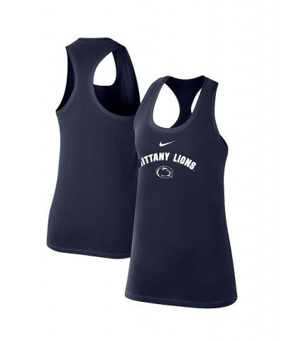 Women's Navy Penn State Nittany Lions Arch and Logo Classic Performance Tank Top Navy $23.09 Tops