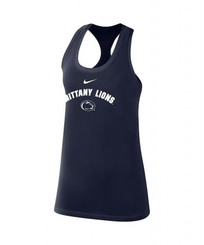 Women's Navy Penn State Nittany Lions Arch and Logo Classic Performance Tank Top Navy $23.09 Tops