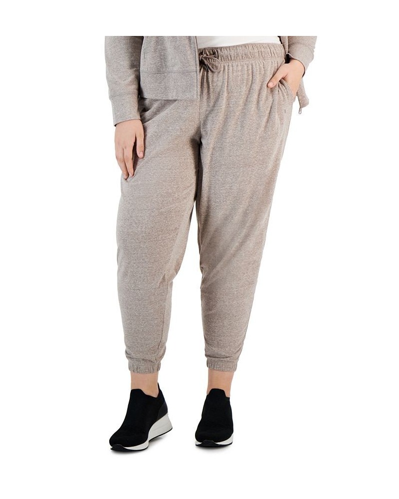 Off Duty Plus Size Jogger Pants Choco Malt $13.80 Pants