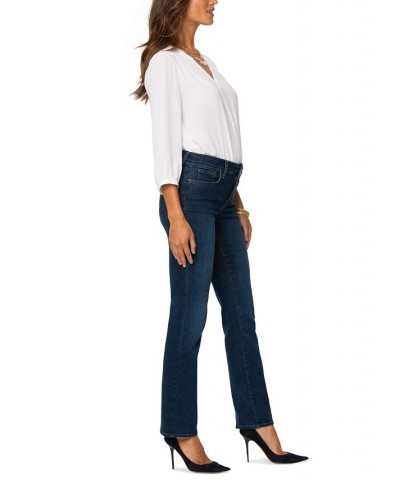 Marilyn Tummy-Control Straight-Leg Jeans Brown $34.70 Jeans