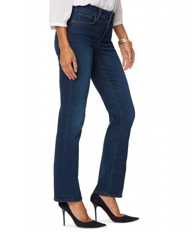 Marilyn Tummy-Control Straight-Leg Jeans Brown $34.70 Jeans