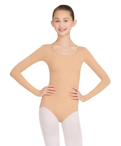 Long Sleeve Leotard Baby Blue $19.91 Tops