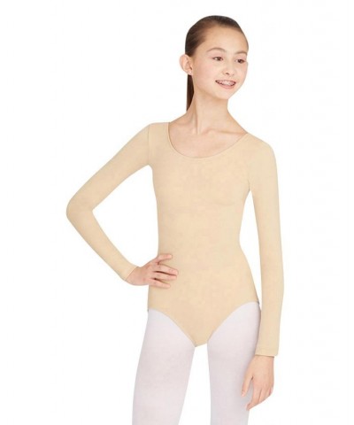 Long Sleeve Leotard Baby Blue $19.91 Tops