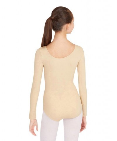 Long Sleeve Leotard Baby Blue $19.91 Tops