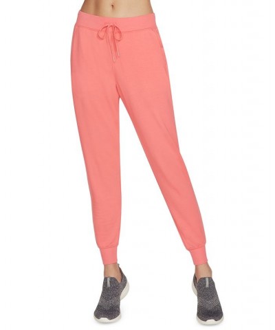 Women's Restful Drawstring Jogger Pants Orange $12.60 Pants