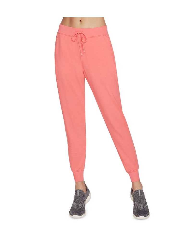 Women's Restful Drawstring Jogger Pants Orange $12.60 Pants