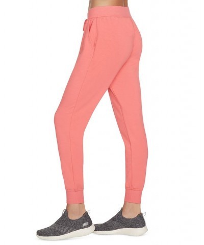 Women's Restful Drawstring Jogger Pants Orange $12.60 Pants