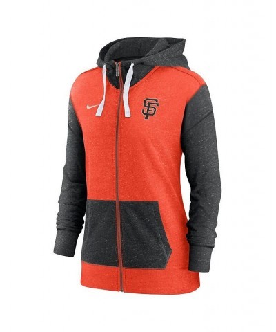 Women's Orange San Francisco Giants Full-Zip Hoodie Orange $40.50 Sweatshirts