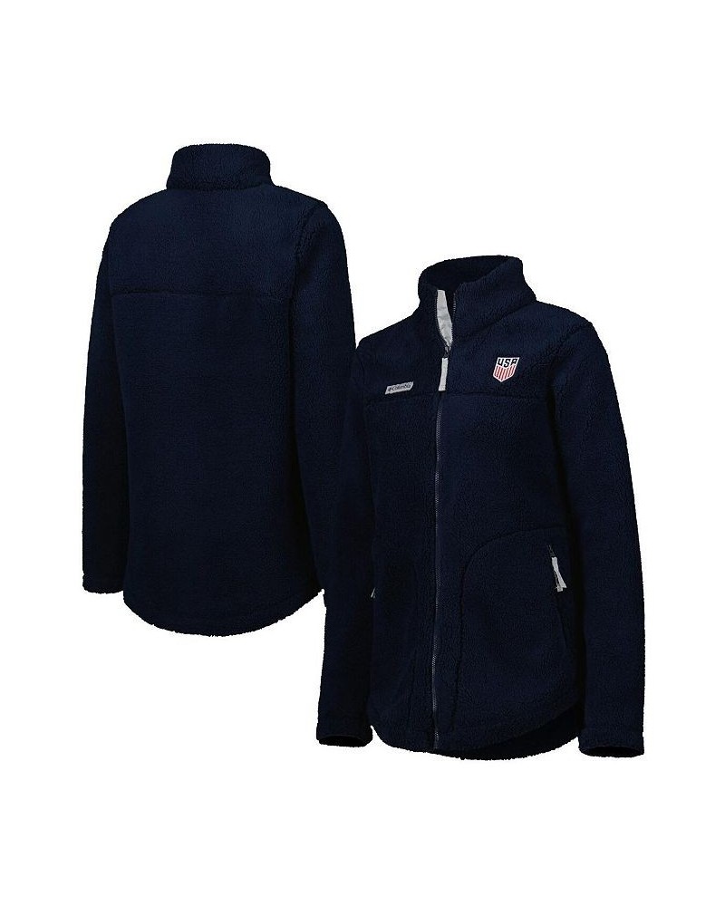 Women's Navy USMNT West Bend Full-Zip Jacket Navy $42.50 Jackets