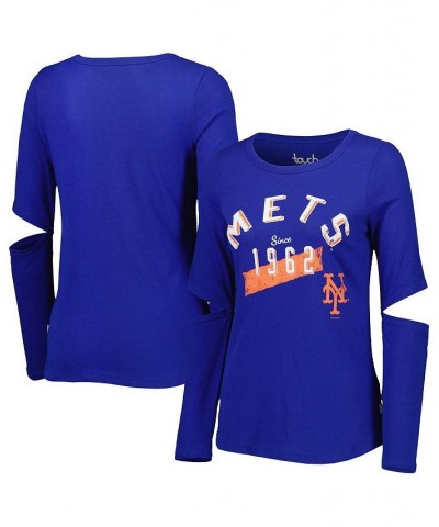 Women's Royal New York Mets Formation Long Sleeve T-shirt Royal $23.00 Tops