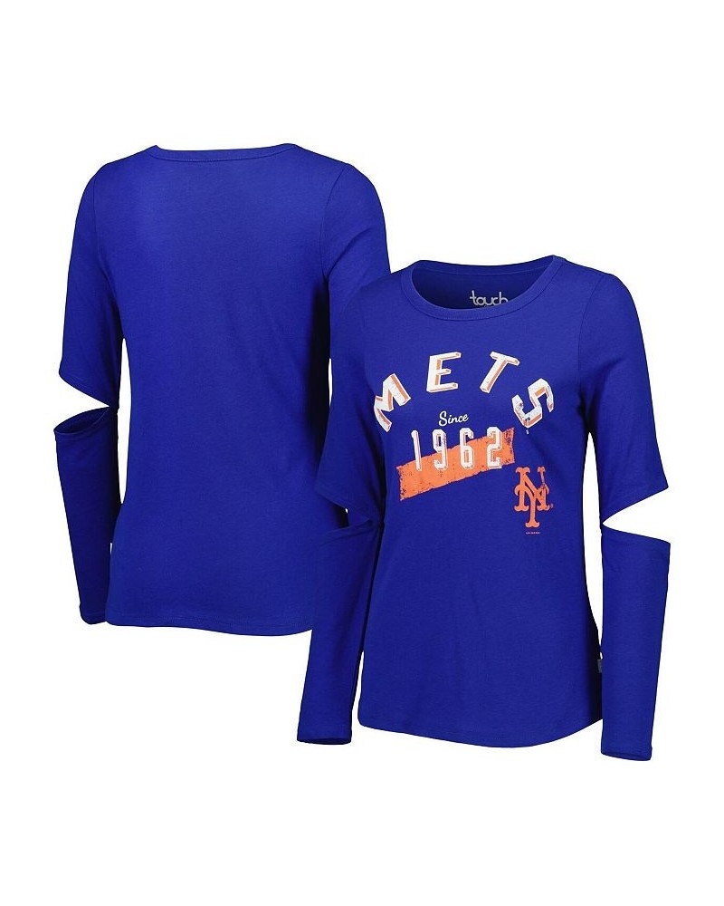 Women's Royal New York Mets Formation Long Sleeve T-shirt Royal $23.00 Tops