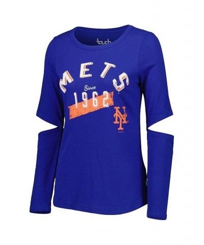 Women's Royal New York Mets Formation Long Sleeve T-shirt Royal $23.00 Tops