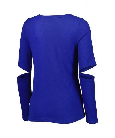 Women's Royal New York Mets Formation Long Sleeve T-shirt Royal $23.00 Tops