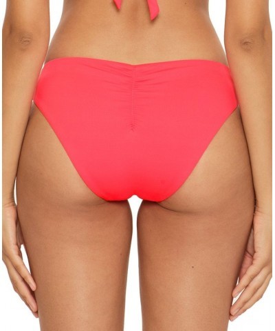 Women's Color Code Ring Bikini Top & Hipster Bottoms Pink $43.12 Swimsuits