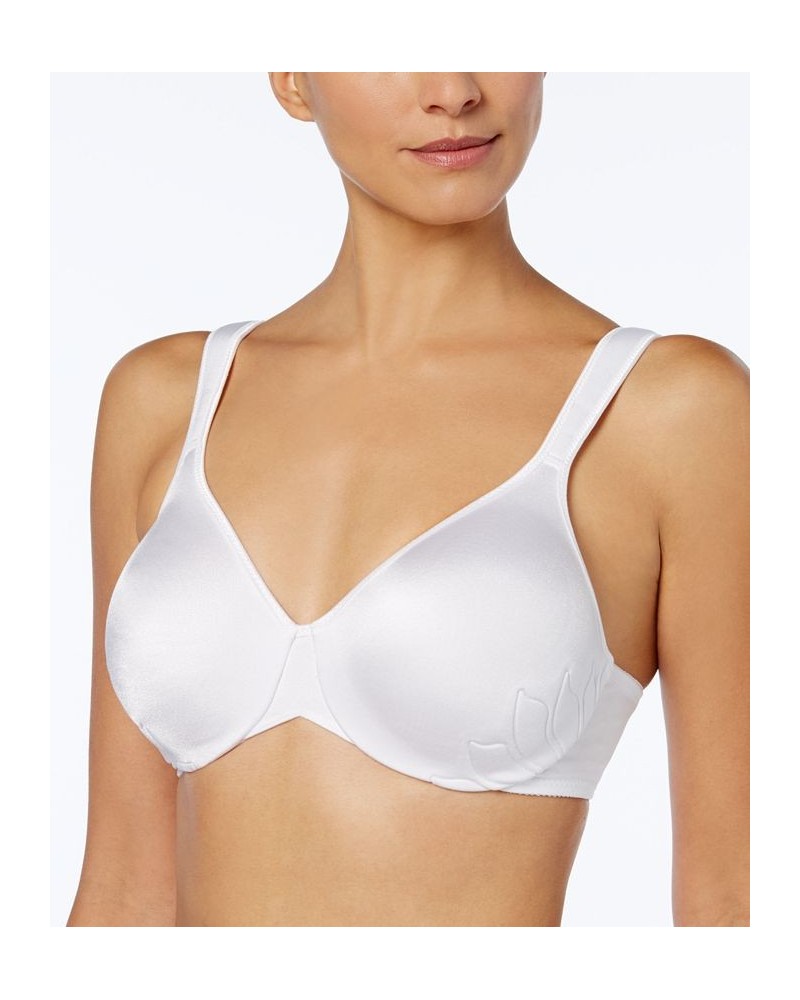 Live It Up 2-Ply Seamless Underwire Comfort Bra 3353 White $12.42 Bras