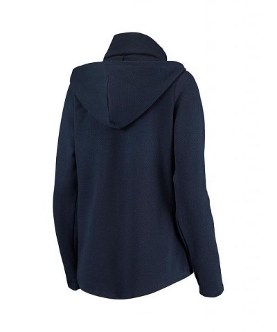 Women's Navy New England Patriots Amelia Turtleneck Pullover Hoodie Navy $34.85 Sweatshirts