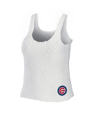 Women's Cream Chicago Cubs Cozy Lounge Tank Top and Pants Set Cream $36.90 Pajama