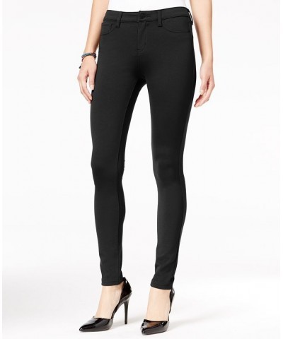 Juniors' Skinny Ponte Pants Black $13.44 Pants