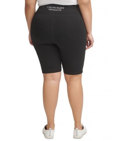 Plus Size Pocket Bicycle Shorts Black $18.42 Shorts