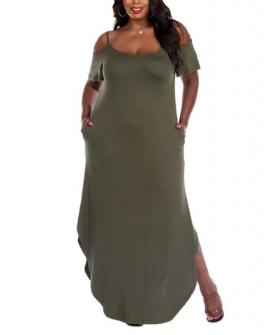 Plus Size Lexi Maxi Dress Olive $38.16 Dresses