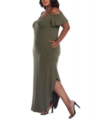 Plus Size Lexi Maxi Dress Olive $38.16 Dresses