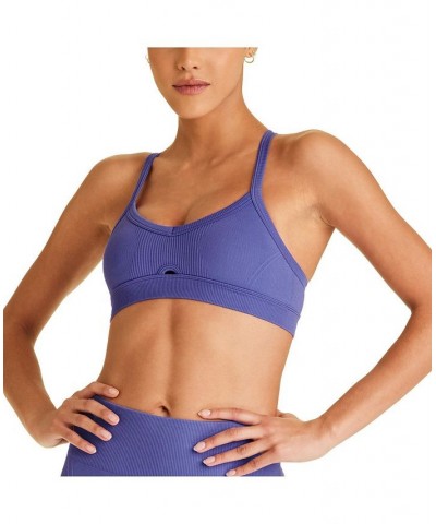 Adult Women Barre Cami Bra Periwinkle $29.14 Bras