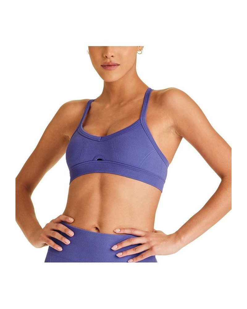 Adult Women Barre Cami Bra Periwinkle $29.14 Bras