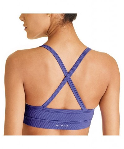 Adult Women Barre Cami Bra Periwinkle $29.14 Bras