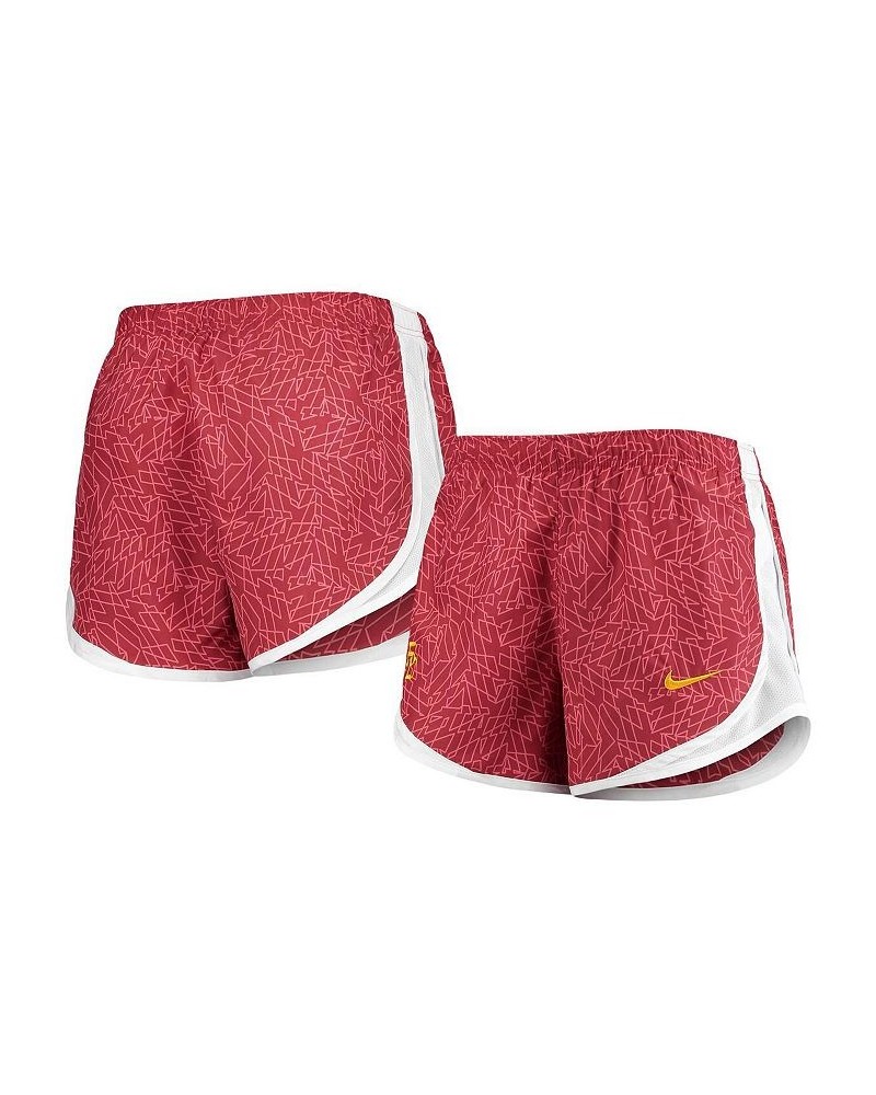 Women's Cardinal and White USC Trojans Performance Tempo Shorts $24.95 Shorts