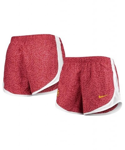 Women's Cardinal and White USC Trojans Performance Tempo Shorts $24.95 Shorts