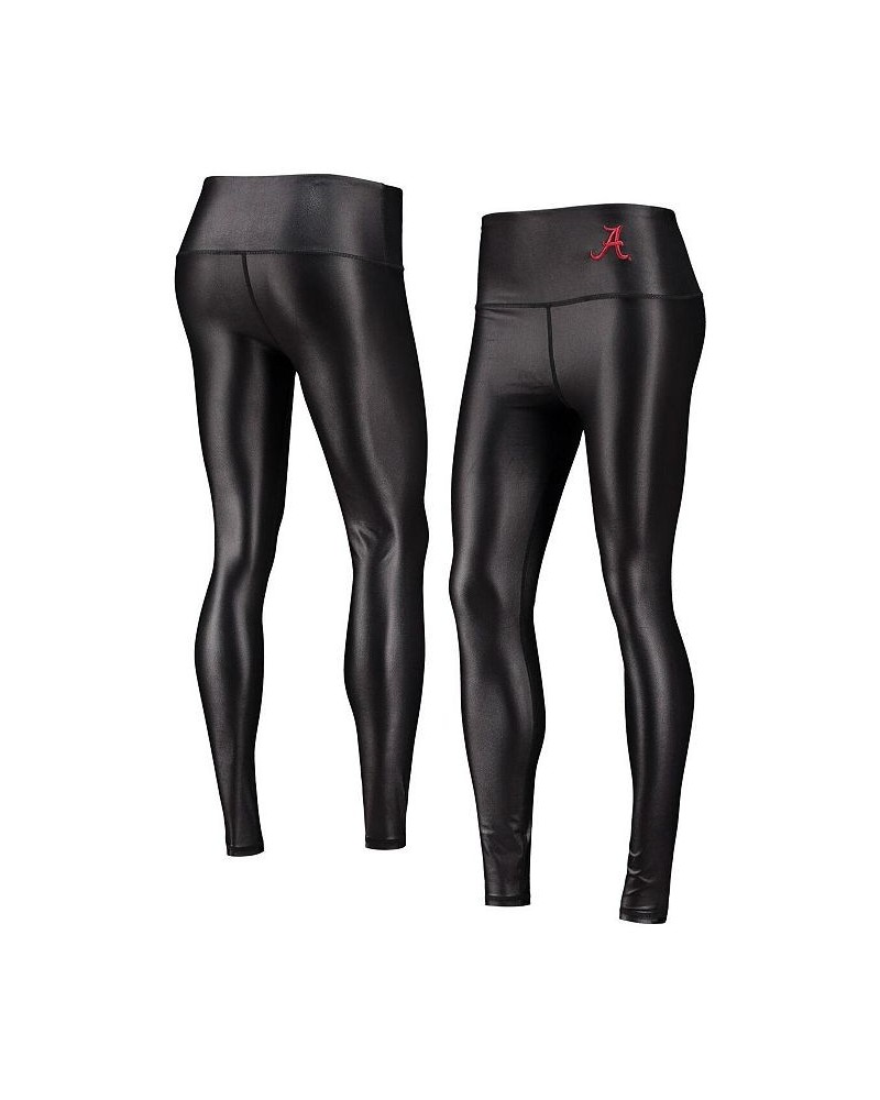 Women's Black Alabama Crimson Tide Shine Liquid Leggings Black $27.30 Pants