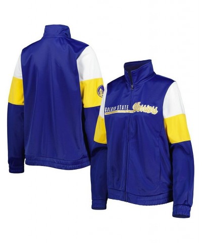 Women's Royal Golden State Warriors Change Up Full-Zip Track Jacket Royal $39.95 Jackets