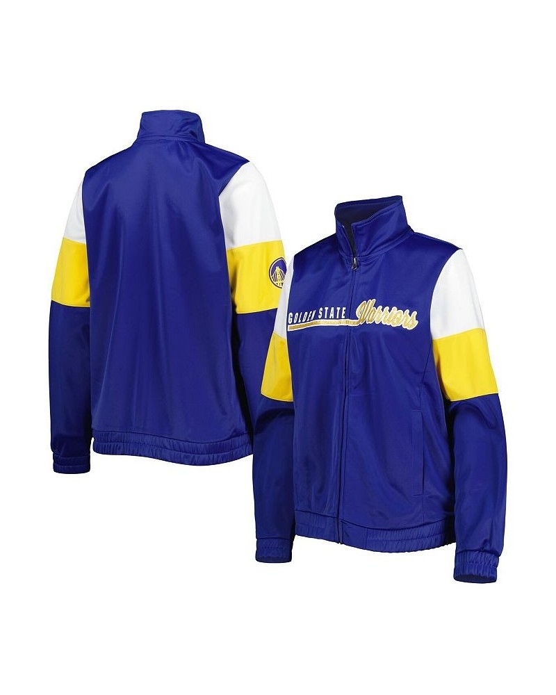 Women's Royal Golden State Warriors Change Up Full-Zip Track Jacket Royal $39.95 Jackets