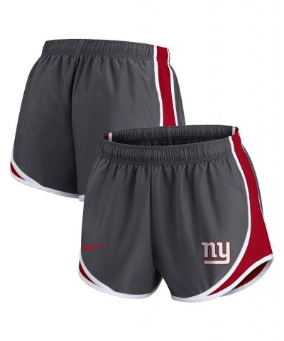 Women's Charcoal New York Giants Logo Performance Tempo Shorts Charcoal $31.89 Shorts