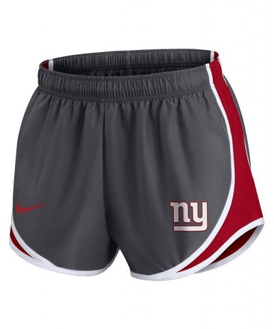 Women's Charcoal New York Giants Logo Performance Tempo Shorts Charcoal $31.89 Shorts