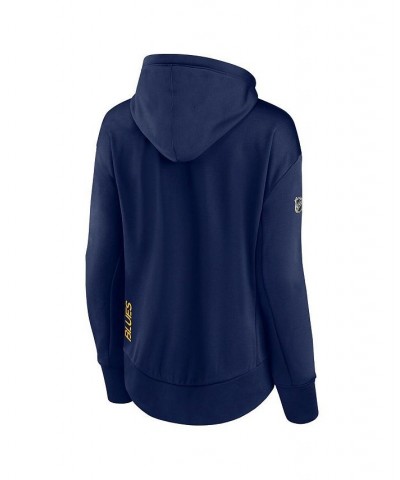 Women's Branded Navy St. Louis Blues Authentic Pro Rink Full-Zip Hoodie Navy $44.00 Sweatshirts